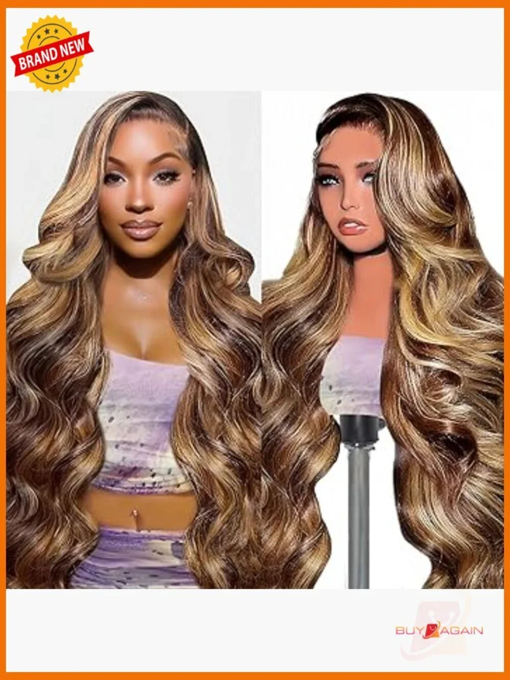 30 Inch Body Wave HD Lace Front Wig Pre Plucked 200 Density Glueless